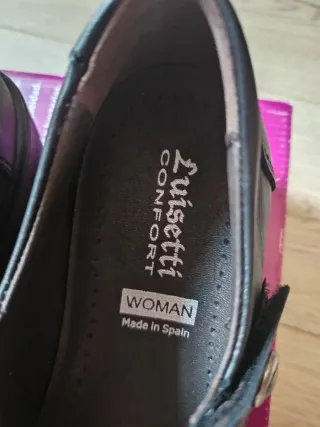 Zapatos Luisetti Negros Talla 37