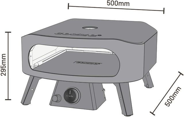 Forno per Pizza a Gas Cottura veloce acciaio inox