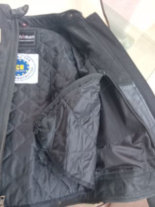 Chaqueta Moto Cuero Mujer Talla M
