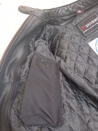 Chaqueta Moto Cuero Mujer Talla M