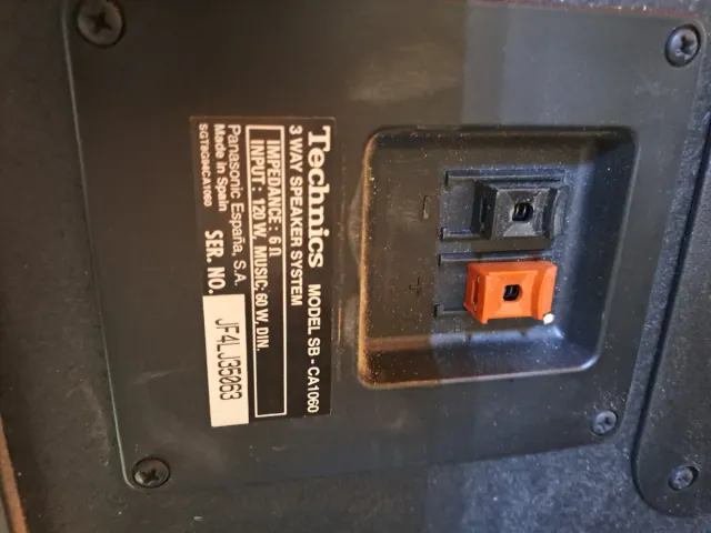 Bafles Technics SB-CA1060 Negros