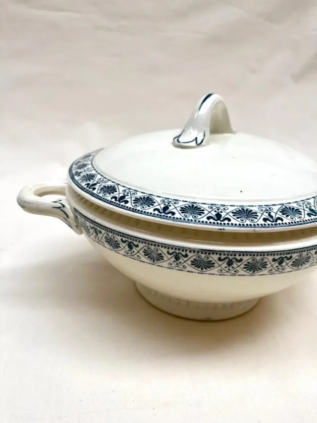 Sopera Terre de Fer azul y blanco