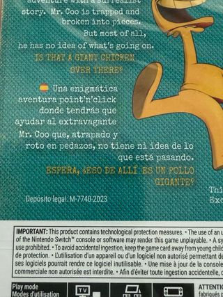 The Many Pieces of Mr Coo Switch precintado