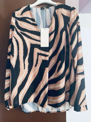 Blusa NUEVA Talla Única Animal Print