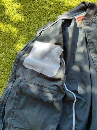 Chaqueta Levis Lona Azul Talla XL