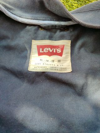 Chaqueta Levis Lona Azul Talla XL