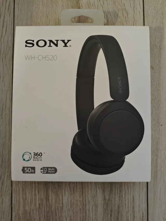Sony WH-CH520 Auriculares Inalámbricos Negros