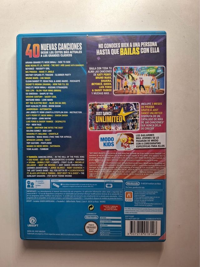 Just Dance 2018 Wii U