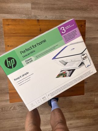 Impresora HP DeskJet 2821 Azul/Blanca