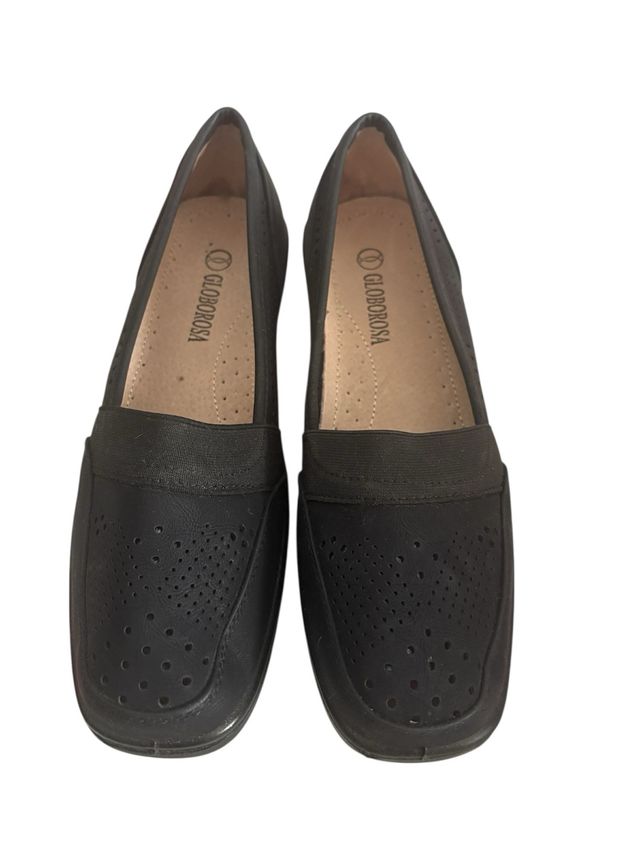 Mocasines calados Globosa negros
