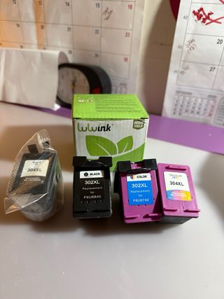 Cartuchos de tinta WWink 304XL y 302XL