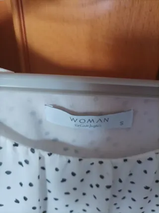 Camisa elegante mujer lunares 