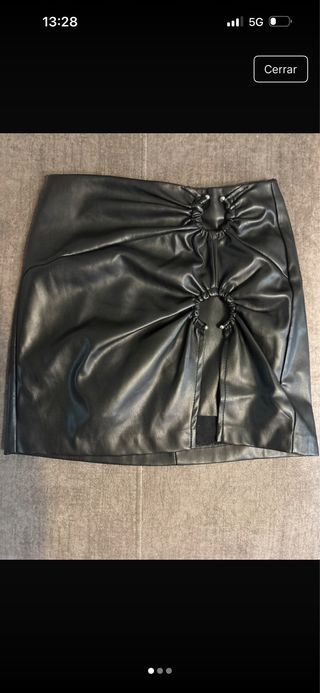 Falda de cuero berskha