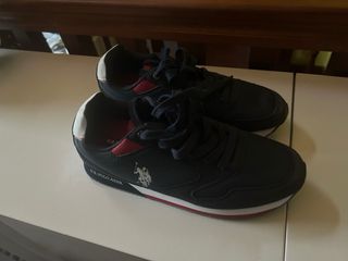 Zapatillas Polo Assn. Azul/Rojo