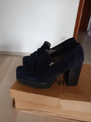 Zapatos Mimao Azul Talla 37
