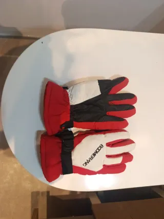 Guantes Boomerang Niños Rojo/Blanco