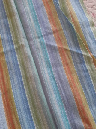 Fular multicolor rayas flecos