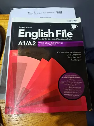 Libro inglés A1 A2 escuela oficial de idiomas