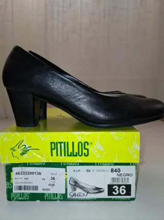 Zapatos de salón Pitillos negros ~ Talla 36