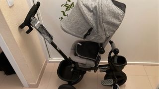 Triciclo Kinderkraft 3 en 1 Gris y Negro