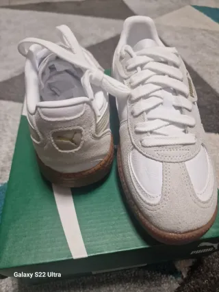 Deportivas Puma Palermo Blancas,Gris y Marrones