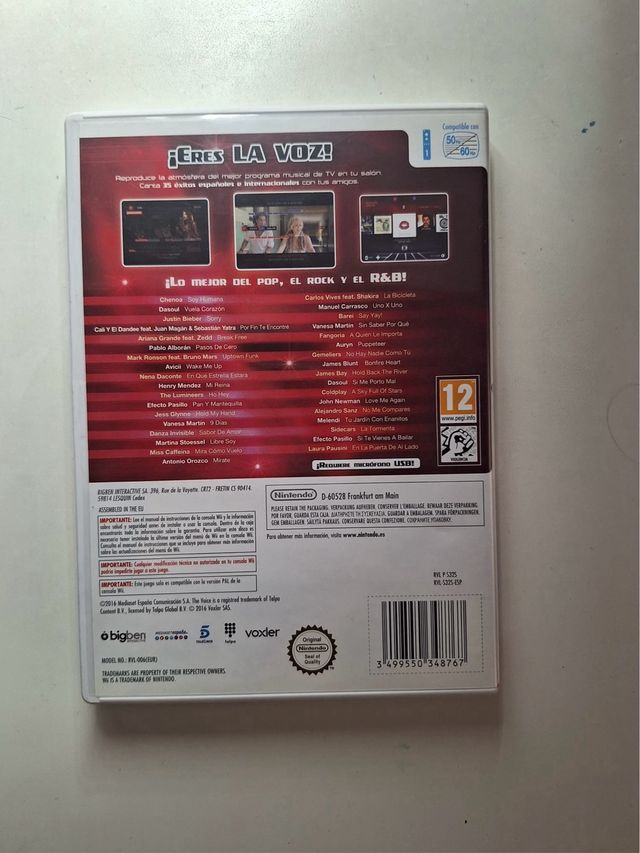 A Voz Karaoke Wii/Wii U