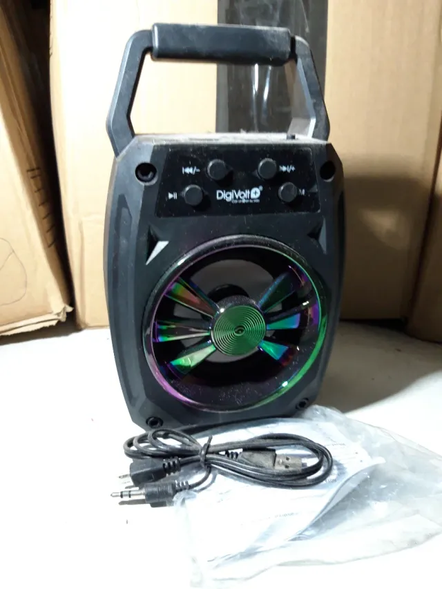 Altavoz Bluetooth DigiVolt Negro Multicolor