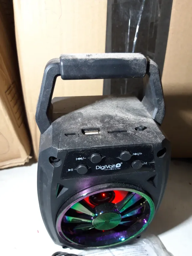 Altavoz Bluetooth DigiVolt Negro Multicolor