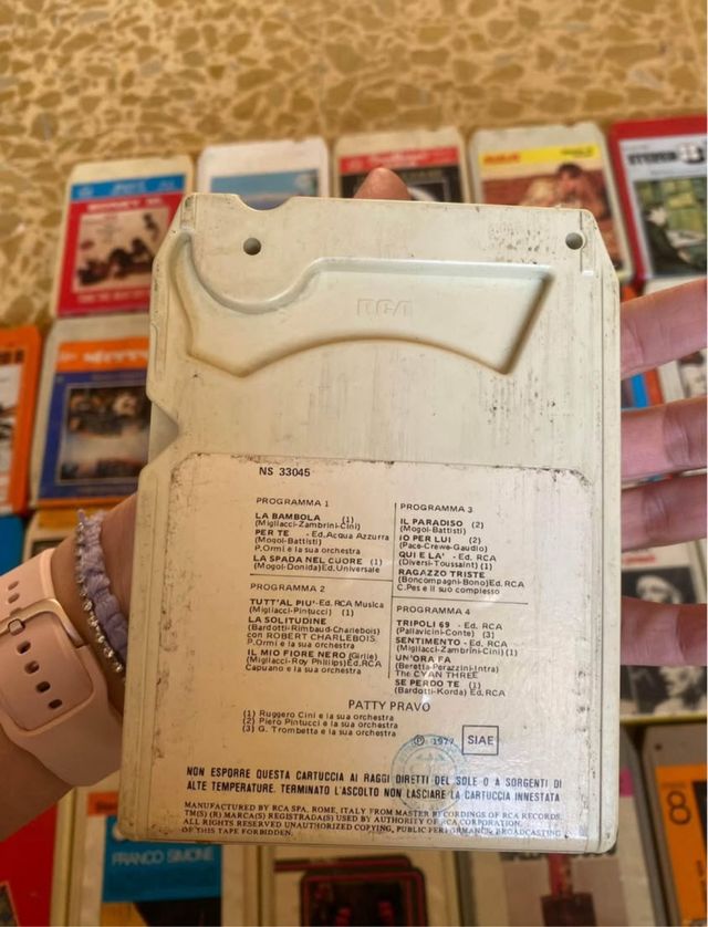 Cassette Stereo 8 anni '70 - Lotti misti