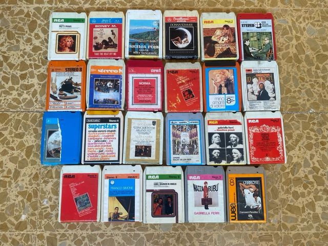Cassette Stereo 8 anni '70 - Lotti misti