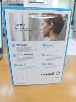 Soundcore AeroFit Auriculares Inalámbricos Negro