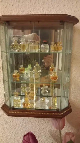 Vetrina con miniature incluse