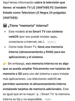 Televisión LG Negra 24 pulgadas 24MT49S