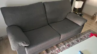 Sofá de 2 plazas gris
