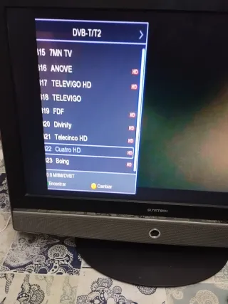 Televisor Sunstech 22 Negro/Gris