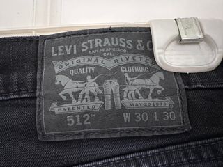 Pantalón Levi's 512 Negro ORIGINAL