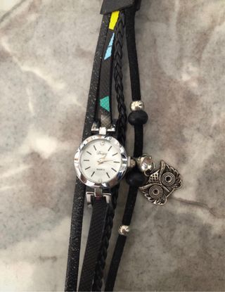 Lote 7 relojes mujer plata y turquesa