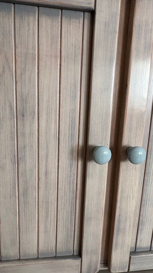 Conjunto comedor madera maciza estilo provenzal