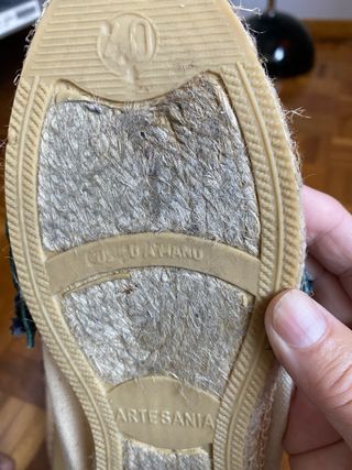 Alpargatas de esparto mujer con flor