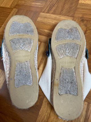 Alpargatas de esparto mujer con flor
