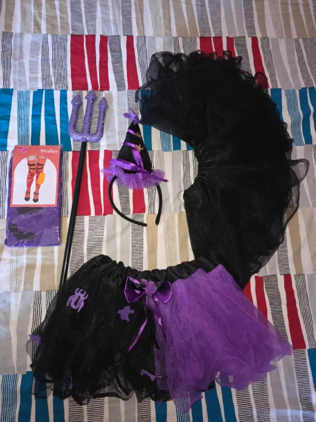 Disfraz Bruja Halloween Niña