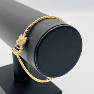 PULSERA RIVIERE OSO AZUL 2MM 18k