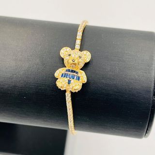 PULSERA RIVIERE OSO AZUL 2MM 18k