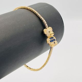 PULSERA RIVIERE OSO AZUL 2MM 18k