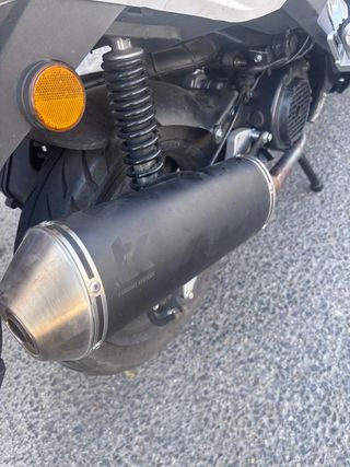 MTR SX 125 Scooter Azul y Blanco