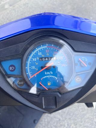 MTR SX 125 Scooter Azul y Blanco