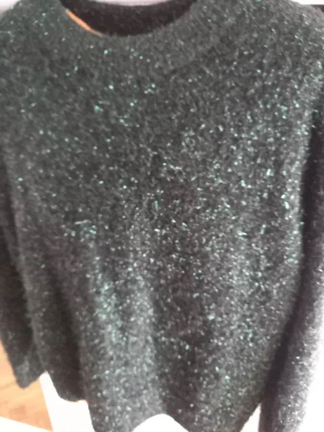 Jersey verde pelito brillante