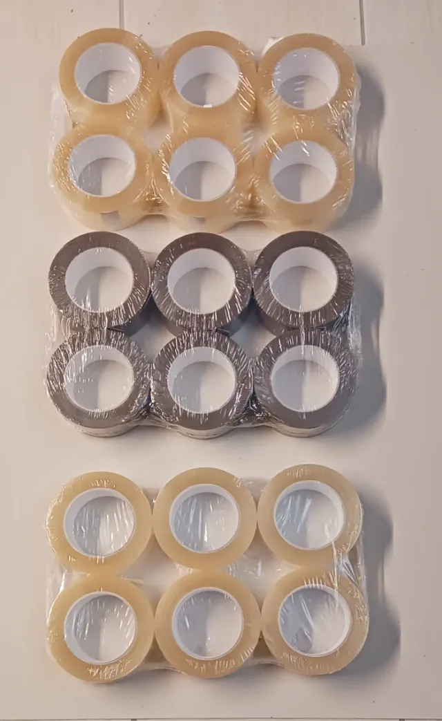 Nastro per imballaggio trasparente e marrone