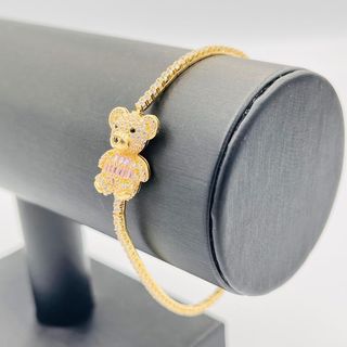PULSERA RIVIERE OSO ROSA 2MM 18k