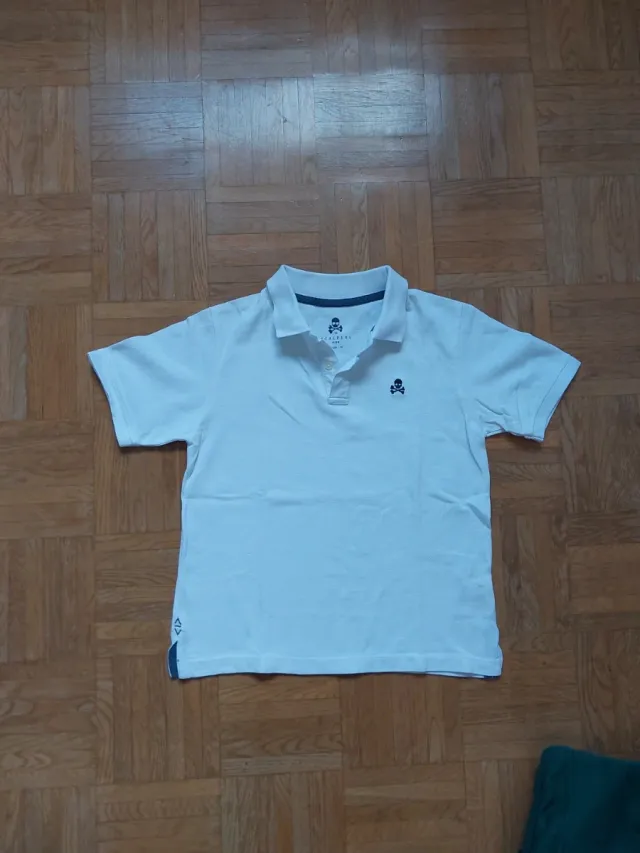 Polo Scalpers T.10 Blanco